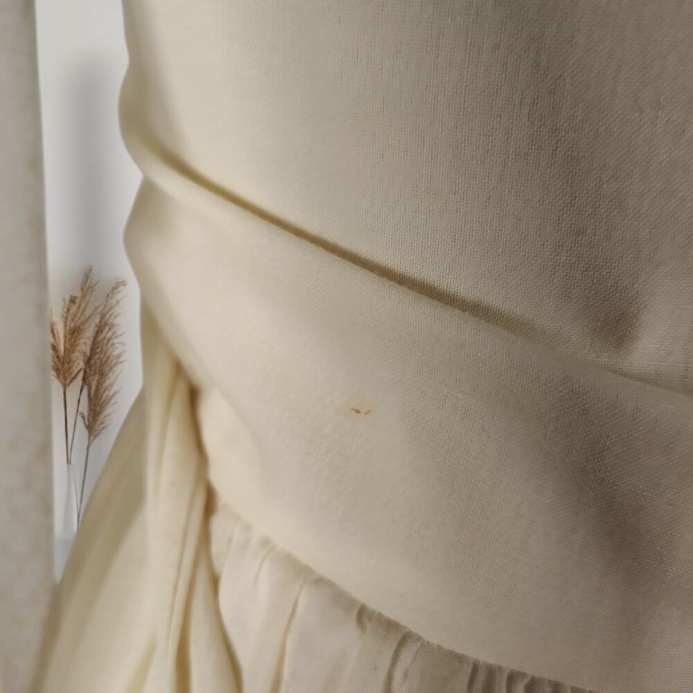 Vintage Gunne Sax Romantic Renaissance Bridal Wedding Dress Veil Petticoat Ivory - Picture 15 of 16